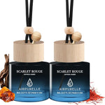 Saffron Amber Hanging Car Air Freshener | Bold & Sweet Aromatic Blend