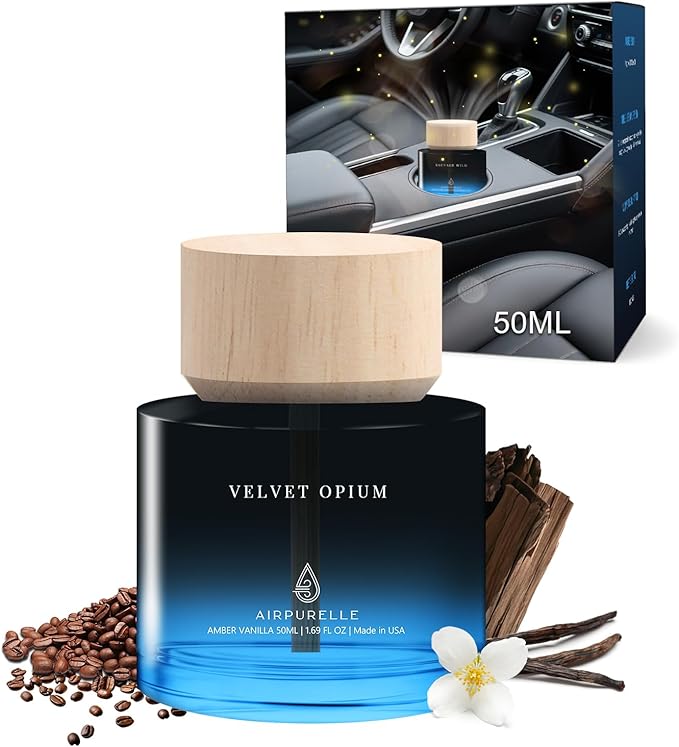 Amber Vanilla Cup Car Diffuser | Soft & Comforting Aroma