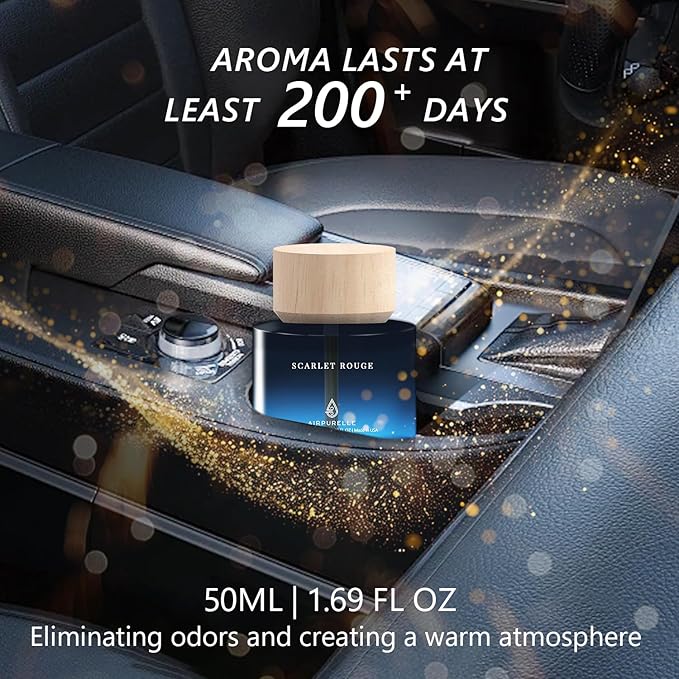 Saffron Amber Cup Car Diffuser | Rich & Luxurious Scent