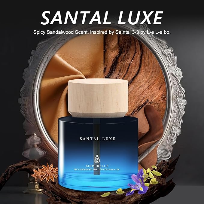 Spicy Sandalwood Cup Car Diffuser | Bold & Warm Notes